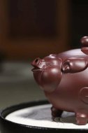 《財源滾滾》宜興紫砂壺全手工泡茶壺工藝美術師大師底槽青