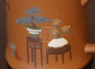 《繁花似景竹節(jié)蓋杯》經(jīng)典紫砂壺宜興全手工泡茶壺茶具降坡泥