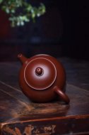 《圓韻》宜興紫砂壺王鎮(zhèn)學原礦紫朱泥全手工